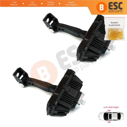 2 Pieces Left AND Right Door Hinge Brake Stop Check Strap Limiter for BMW 3 Series E92 E93 2005-2013 Coupe Convertible 51217193671