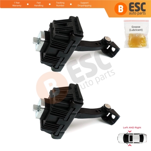 2 Pieces Left AND Right Door Hinge Brake Stop Check Strap Limiter for BMW 3 Series E92 E93 2005-2013 Coupe Convertible 51217193671