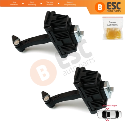 2 Pieces Left AND Right Door Hinge Brake Stop Check Strap Limiter for BMW 3 Series E92 E93 2005-2013 Coupe Convertible 51217193671