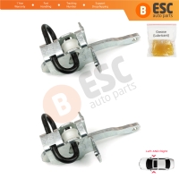 2 Pieces Door Hinge Brake Stop Check Strap Limiter 51218161782 for BMW 3 E36 Coupe Convertible