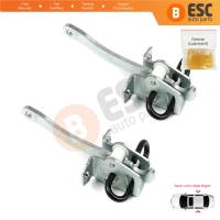2 Pieces Rear Door Hinge Brake Stop Check Strap Limiter for BMW 7 Series E38 1994-2001 51228171672