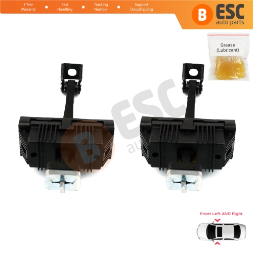 2 Pieces Front Door Hinge Brake Stop Check Strap Limiter for BMW X5 E70 X6 E71 72 51217141024