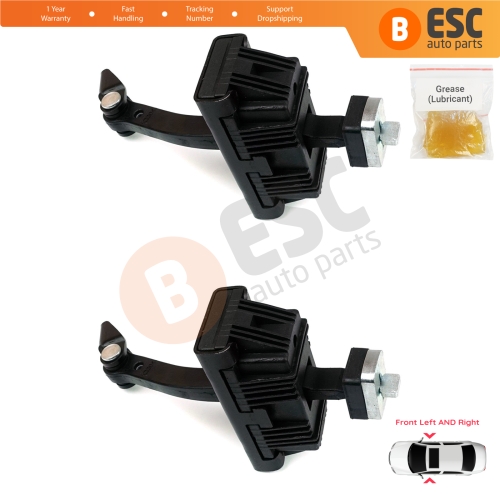 2 Pieces Front Door Hinge Brake Stop Check Strap Limiter for BMW X5 E70 X6 E71 72 51217141024