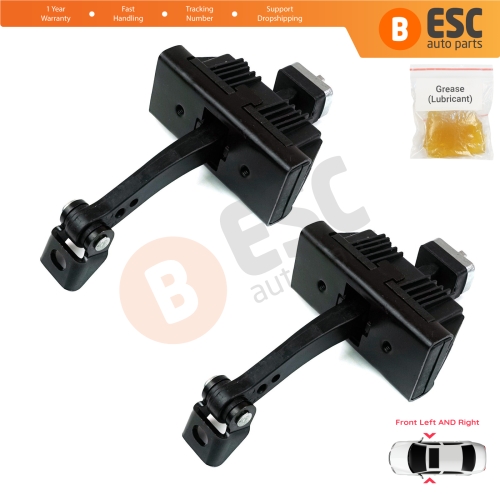 2 Pieces Front Door Hinge Brake Stop Check Strap Limiter for BMW X5 E70 X6 E71 72 51217141024