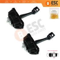 2 Pieces Rear Door Hinge Brake Stop Check Strap Limiter for BMW X5 E53 1999-2006 5122840256