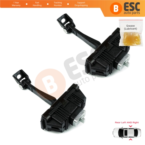 2 Pieces Rear Door Hinge Brake Stop Check Strap Limiter for BMW X5 E53 1999-2006 5122840256