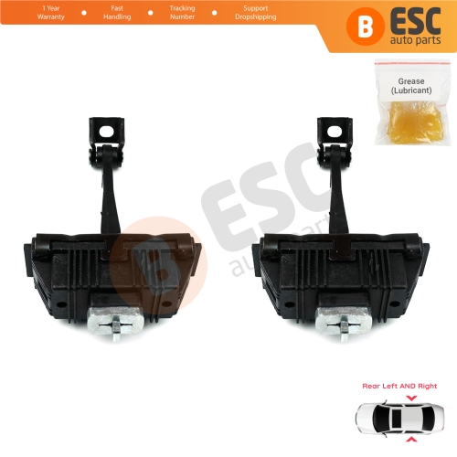 2 Pieces Rear Door Hinge Brake Stop Check Strap Limiter for BMW X5 E53 1999-2006 5122840256