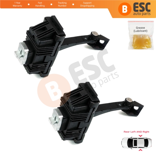 2 Pieces Rear Door Hinge Brake Stop Check Strap Limiter for BMW X5 E53 1999-2006 5122840256