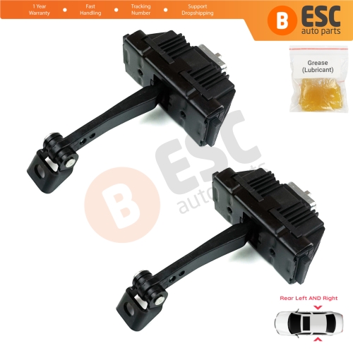 2 Pieces Rear Door Hinge Brake Stop Check Strap Limiter for BMW X5 E53 1999-2006 5122840256