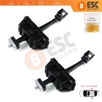 2 Pieces Rear Door Hinge Brake Stop Check Strap Limiter for BMW 5 Series E60 E61 2001-2010 4/5-Door 51227176805