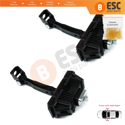 2 Pieces Front Door Hinge Brake Stop Check Strap Limiter for BMW X5 E53 1999-2006 51218402502 
