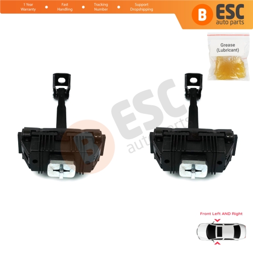 2 Pieces Front Door Hinge Brake Stop Check Strap Limiter for BMW X5 E53 1999-2006 51218402502 