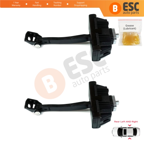 2 Pieces Rear Door Hinge Brake Stop Check Strap Limiter for BMW X3 E83 2003-2011 41527176802