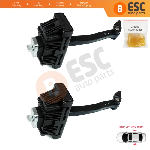 2 Pieces Rear Door Hinge Brake Stop Check Strap Limiter for BMW X3 E83 2003-2011 41527176802