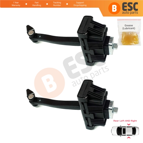 2 Pieces Rear Door Hinge Brake Stop Check Strap Limiter for BMW X3 E83 2003-2011 41527176802