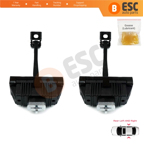 2 Pieces Rear Door Hinge Brake Stop Check Strap Limiter for BMW X3 E83 2003-2011 41527176802