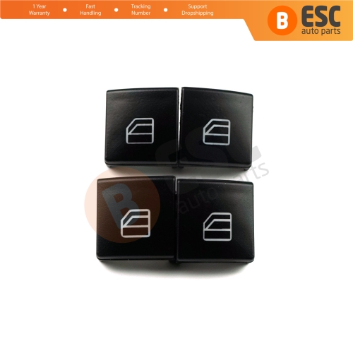 4 Pieces Master Window Switch Button Cover Cap For Mercedes W204 W212 S212 A207 C207 X204 W176 W246 C117 X117 X166  X156 W166 2049055402