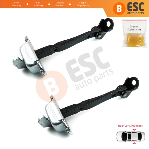 2 Pieces Rear Door Stop Check Assy Limiter Strap for Toyota Hilux MK8 N1 Fortuner MK2 Revo 2015-On 686300K091