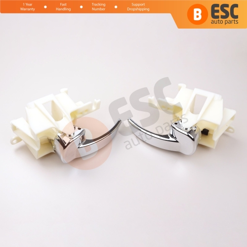 Interior Door Handle 806714X02B 806704X02B Front or Rear Right Left Set for Nissan Pathfinder R51 Navara D40