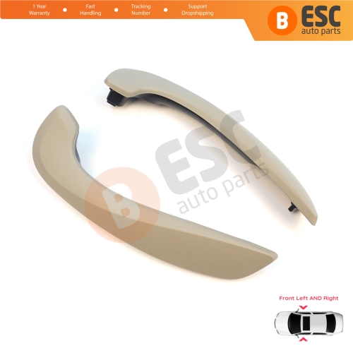 Front Inner Door Handle Grip Beige Left Right for Renault Megane MK3 Fluence 809600015R