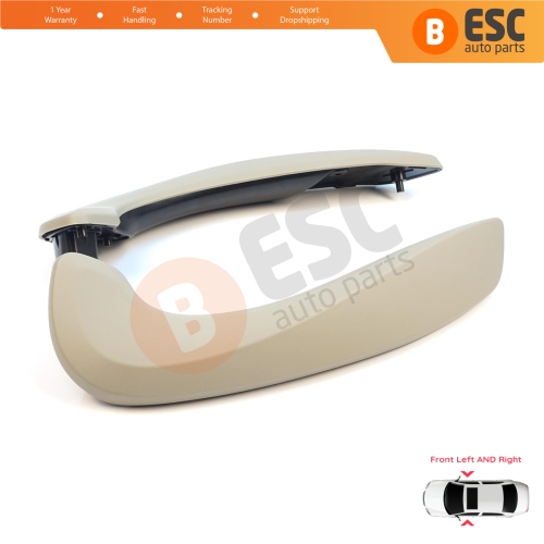 Front Inner Door Handle Grip Beige Left Right for Renault Megane MK3 Fluence 809600015R