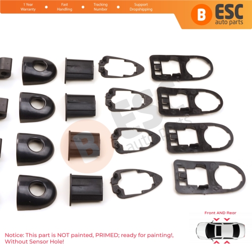 4 Pieces Exterior Door Opener Handle 806B02596R For Renault Fluence Megane 3 Clio 4 Scenic 3 Captur 1