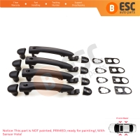 4 Pieces Exterior Door Opener Handle With Sensor Hole 806706656R For Renault Fluence Megane 3 Clio 4 Scenic 3 Captur 1