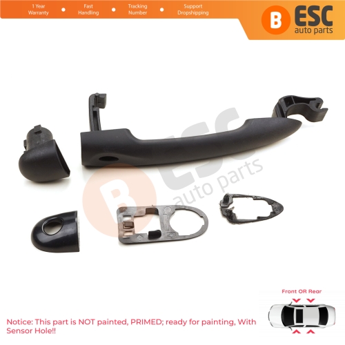 Exterior Door Opener Handle With Sensor Hole 806706656R For Renault Fluence Megane 3 Clio 4 Scenic 3 Captur 1