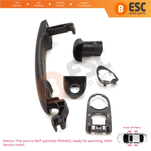 Exterior Door Opener Handle With Sensor Hole 806706656R For Renault Fluence Megane 3 Clio 4 Scenic 3 Captur 1