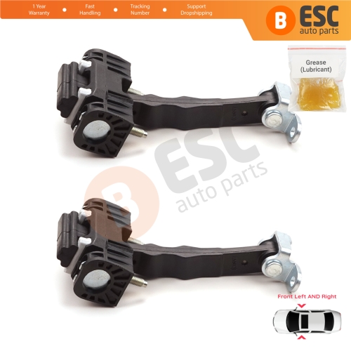 2 Pieces Front Door Catch Hinge Brake Stop Check Strap Limiter for Alfa Romeo 159 939 2004–2011 60690659