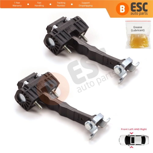 2 Pieces Front Door Catch Hinge Brake Stop Check Strap Limiter for Alfa Romeo 159 939 2004–2011 60690659