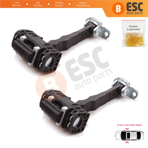 2 Pieces Front Door Catch Hinge Brake Stop Check Strap Limiter for Alfa Romeo 159 939 2004–2011 60690659