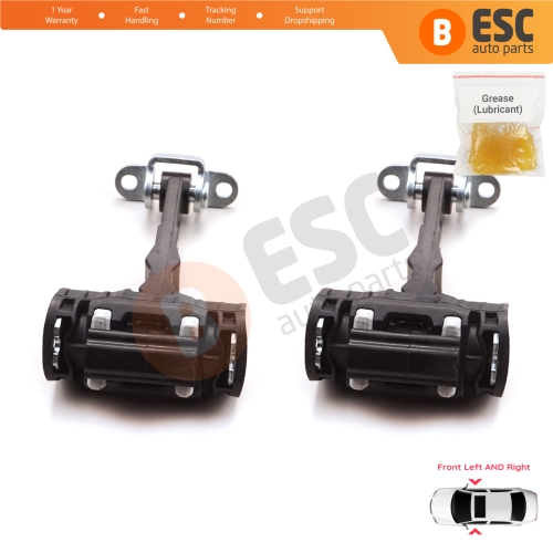2 Pieces Front Door Catch Hinge Brake Stop Check Strap Limiter for Alfa Romeo 159 939 2004–2011 60690659