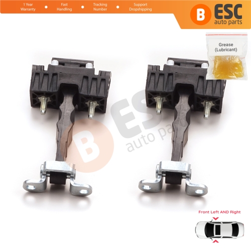 2 Pieces Front Door Catch Hinge Brake Stop Check Strap Limiter for Alfa Romeo 159 939 2004–2011 60690659
