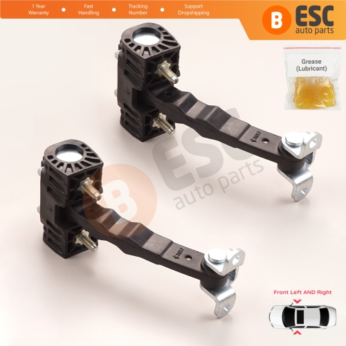 2 Pieces Front Door Catch Hinge Brake Stop Check Strap Limiter for Alfa Romeo 159 939 2004–2011 60690659