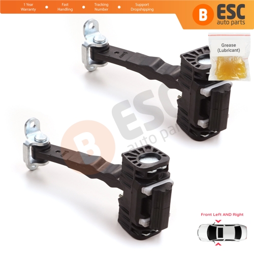 2 Pieces Front Door Catch Hinge Brake Stop Check Strap Limiter for Alfa Romeo 159 939 2004–2011 60690659