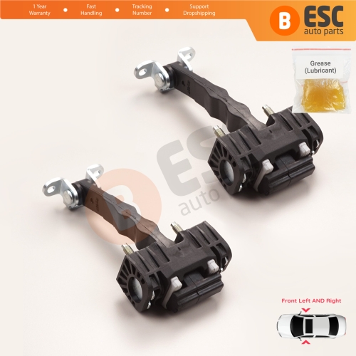 2 Pieces Front Door Catch Hinge Brake Stop Check Strap Limiter for Alfa Romeo 159 939 2004–2011 60690659