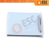 Console Slide Roller Blind Stowage Cover Gray 20368001239051 for Mercedes W203 CL203