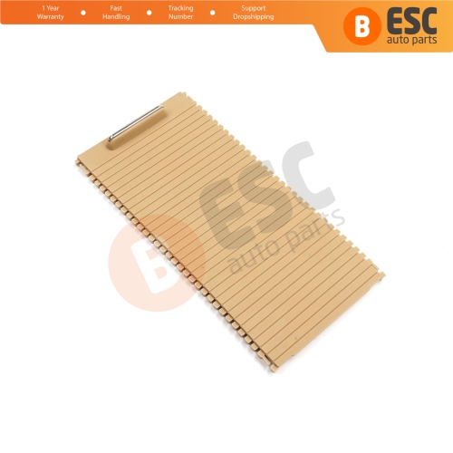 Console Slide Roller Blind Stowage Cover Beige 20468047089051 for Mercedes W204 E W207 W212