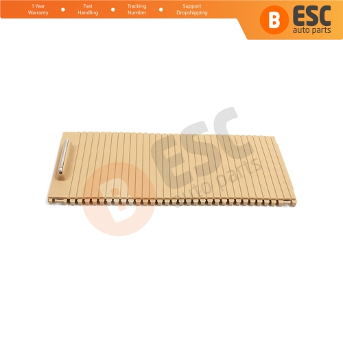 Console Slide Roller Blind Stowage Cover Beige 20468047089051 for Mercedes W204 E W207 W212