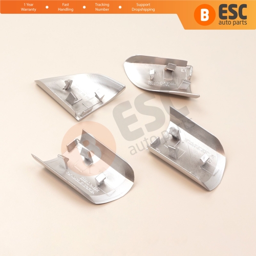 Steering Wheel Trim Cover Chrome Plated Plastic Set for Ford Focus MK2 2004-2010