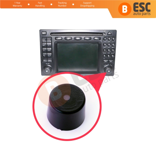 Radio Volume Knob Button A1638200279 For Mercedes W210 W140 W163