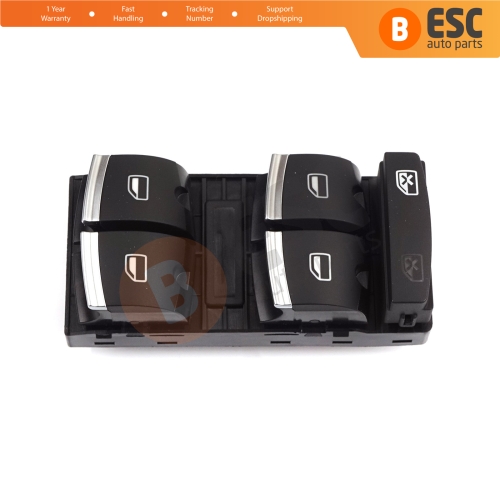 Window Regulator Master Switch Driver Door 4F0959851H For Audi A3 A6 Q7