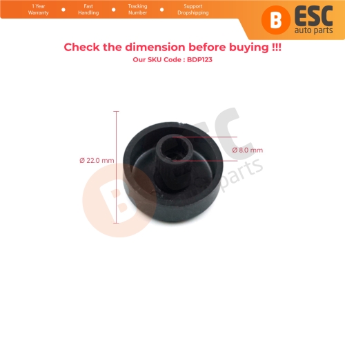 Becker Radio A0038205686 Knob Plastic For Mercedes W126 W124 W140 W210 R129