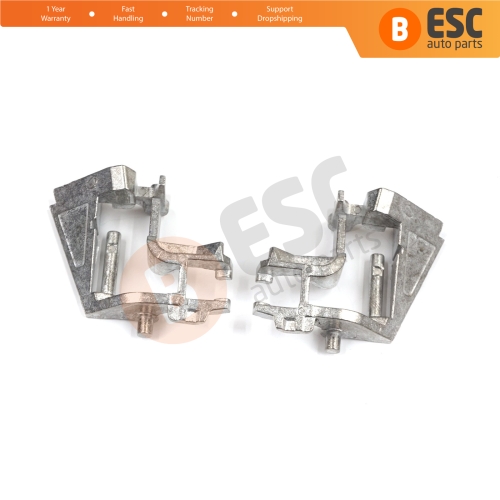 Exterior Door Handle Mount Support Bracket Clamp Set A1697600234 A1697660501 for Mercedes W169 W245