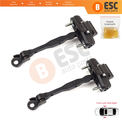 2 Pieces Front Door Hinge Stop Check Strap Limiter for Vauxhall Opel Astra K B16 Crossland X Cruze 2016-2019 Buick Verano 13456270