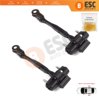 2 Pieces Rear Door Hinge Stop Check Strap Limiter for Vauxhall Opel Astra K B16 Crossland X Cruze 2016-2019 Buick Verano 13456270