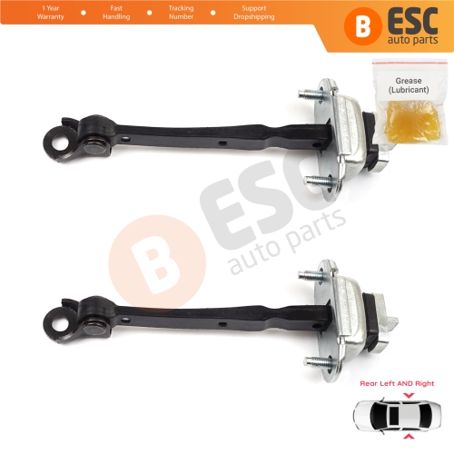 2 Pieces Rear Door Hinge Stop Check Strap Limiter 42467901 for Vauxhall Opel Mokka A J13 Buick Encore MK1 2013-2020