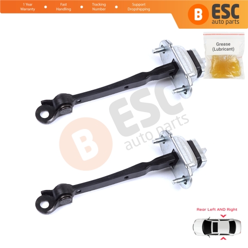 2 Pieces Rear Door Hinge Stop Check Strap Limiter 42467901 for Vauxhall Opel Mokka A J13 Buick Encore MK1 2013-2020