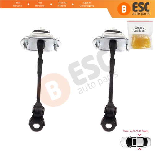 2 Pieces Rear Door Hinge Stop Check Strap Limiter 42467901 for Vauxhall Opel Mokka A J13 Buick Encore MK1 2013-2020